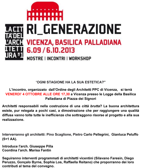 Programma Convegno Vicenza